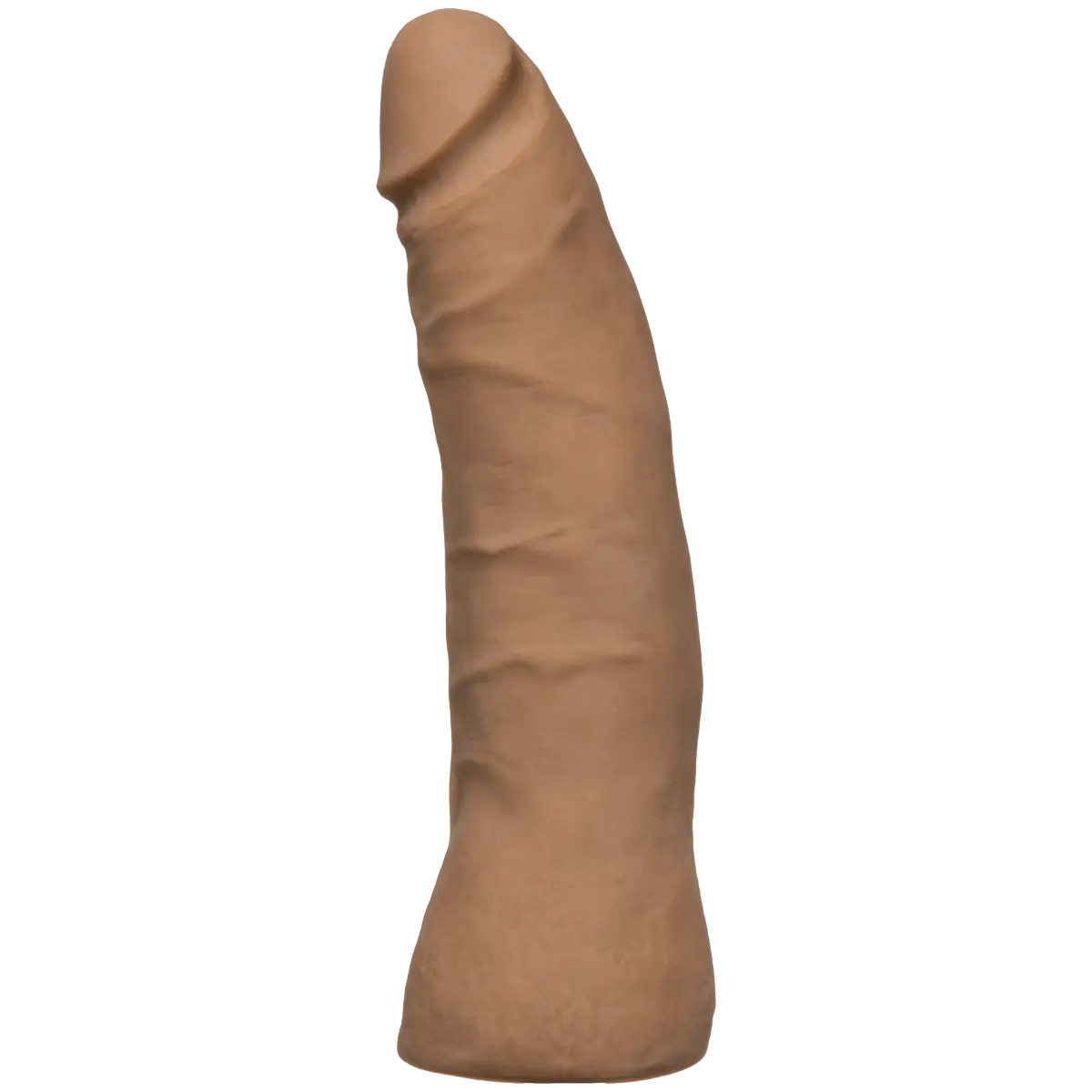 Doc Johnson Naturals 7 Inch Thin Dong Ultraskyn Dildo Cock Strap-On Vac-U-Lock Brown