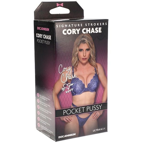 Doc Johnson Signature Strokers Cory Chase Pussy Male Masturbator UltraSkyn MILF