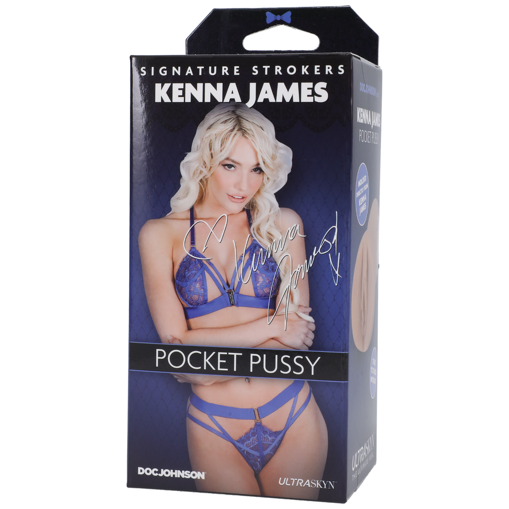 Doc Johnson Signature Strokers Kenna James Pocket Pussy Masturbator UltraSkyn