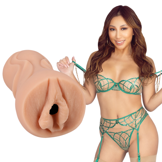Doc Johnson Signature Strokers Nicole Doshi Pocket Pussy Masturbator UltraSkyn