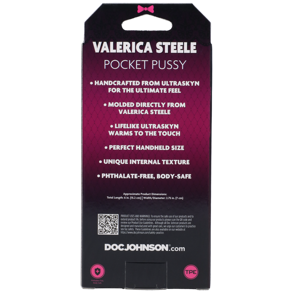 Doc Johnson Signature Strokers Valerica Steele Pussy Male Masturbator UltraSkyn