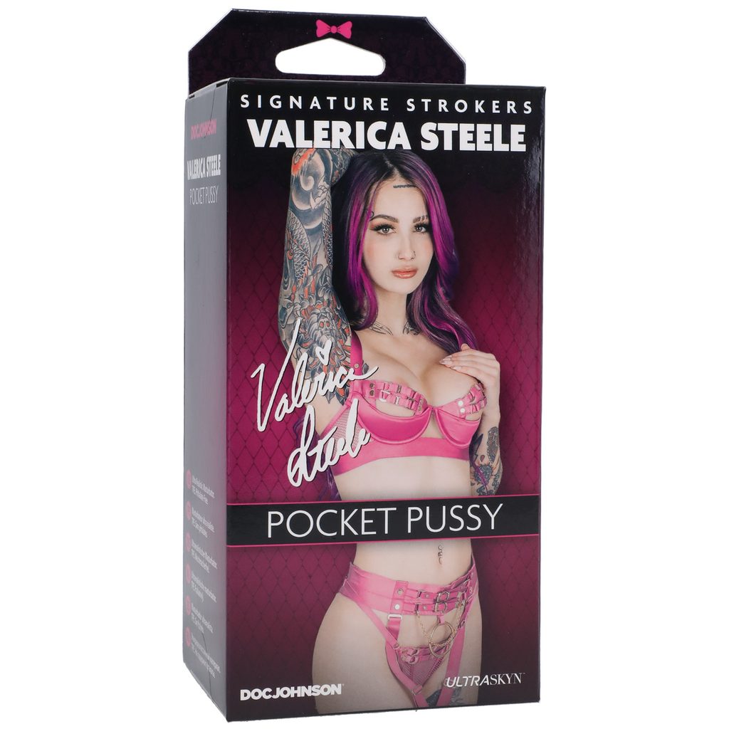 Doc Johnson Signature Strokers Valerica Steele Pussy Male Masturbator UltraSkyn