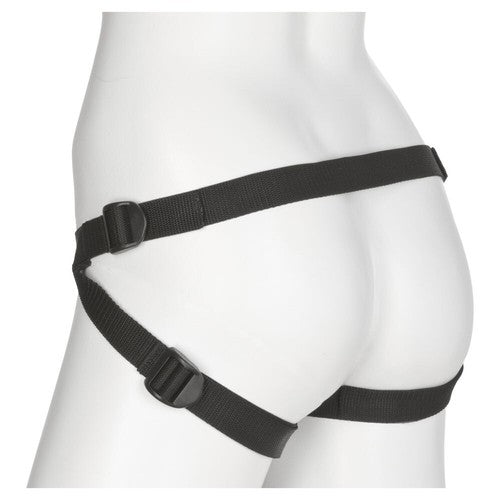 Doc Johnson Vac-U-Lock Platinum Luxe Harness With Plug For Attachments Black