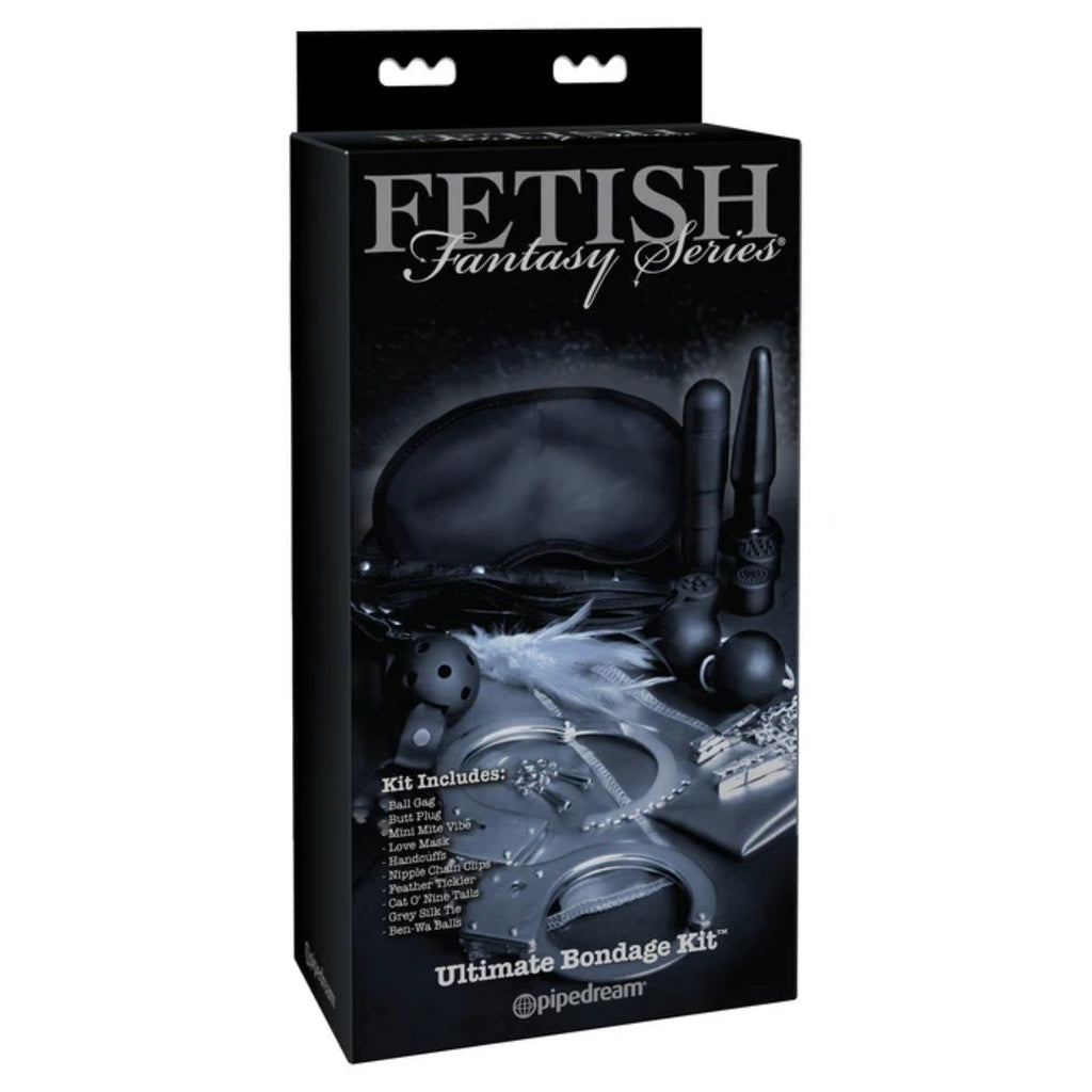 Fetish Fantasy Series Ultimate Bondage Kit BDSM Gag Cuffs Butt Plug Vibrator