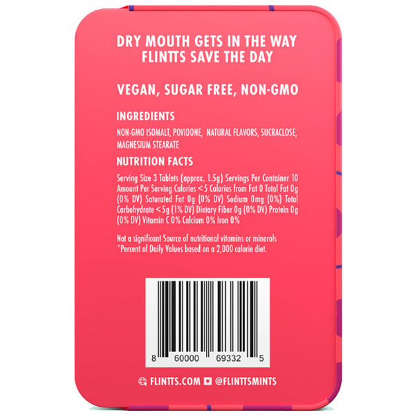 Flintts Mints F Strength Dry Mouth Flavoured Blowjob Edibles