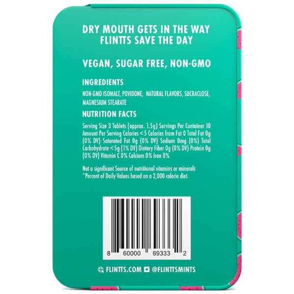 Flintts Mints F Strength Dry Mouth Flavoured Blowjob Edibles