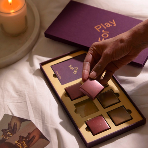 For Play His & Hers Couples Chocolate Aphrodisiac Libido Booster