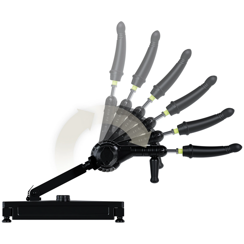 Fort Troff Gunner 3 In 1 Thrusting Vibrating Remote Control Modular Fuck Sex Machine
