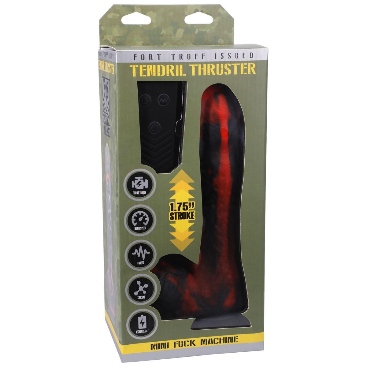 Fort Troff Tendril Thruster Mini Fuck Machine Rechargeable Silicone Remote Dildo