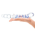 Gläs 10 Inch Twister Dual Double Ended Handblown Glass Cock Dildo Anal Butt Plug