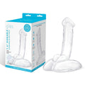 Gläs 7.5 Inch Rideable Standing Glass Cock Glass Dildo Stability Base Massager