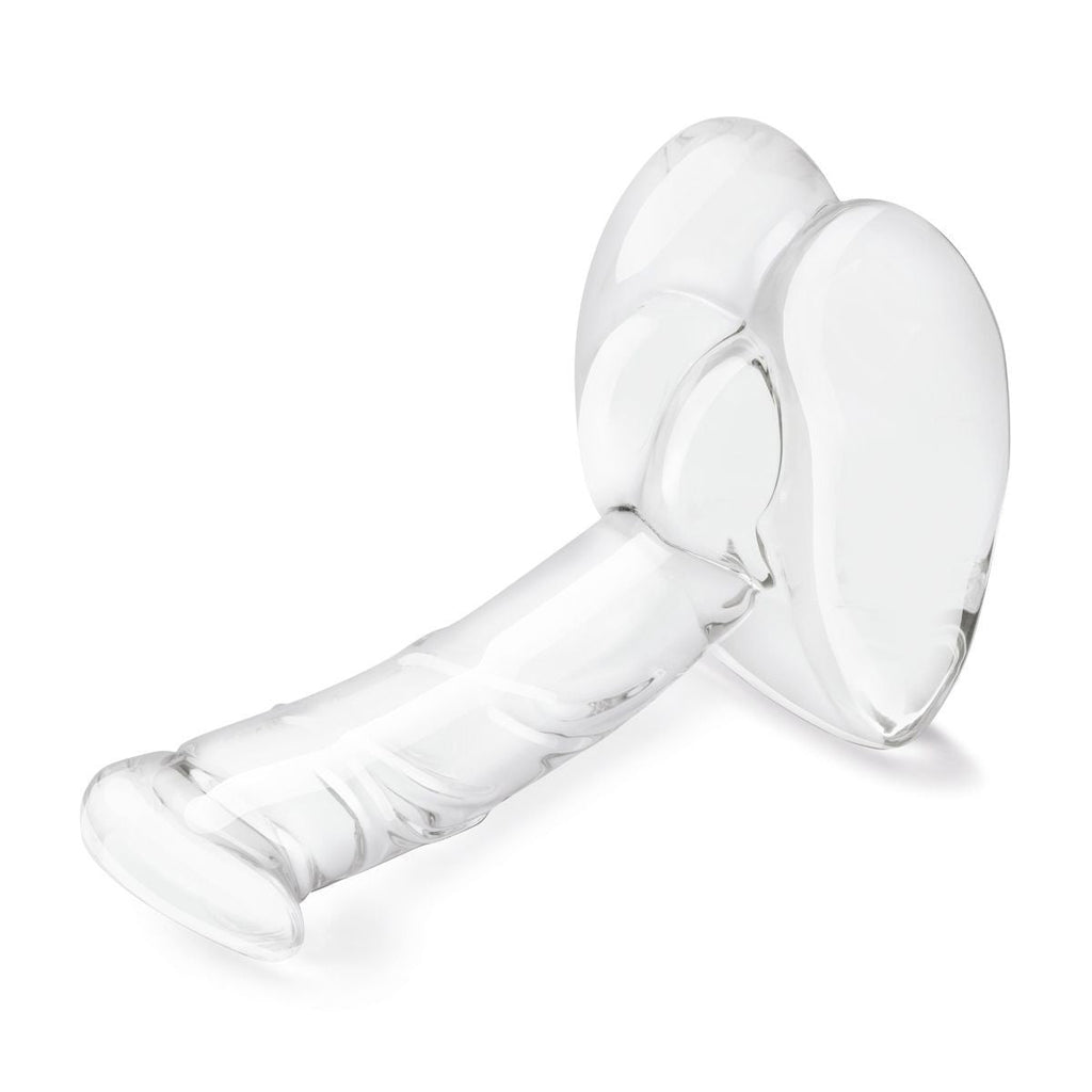 Gläs 7.5 Inch Rideable Standing Glass Cock Glass Dildo Stability Base Massager
