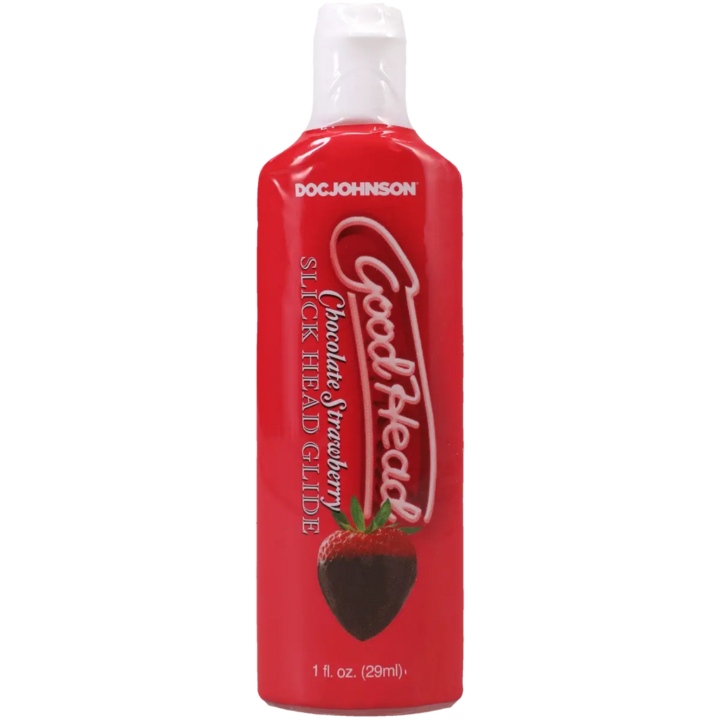 GoodHead Honeymoon Head Kit Chocolate Strawberry Slick Head Glide Stroker