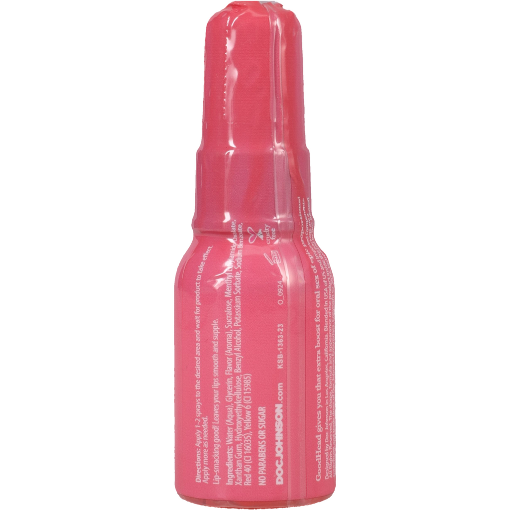 GoodHead Pussy Pleasure Party Kit Tongue Vibrator Watermelon Oral Tingle Spray