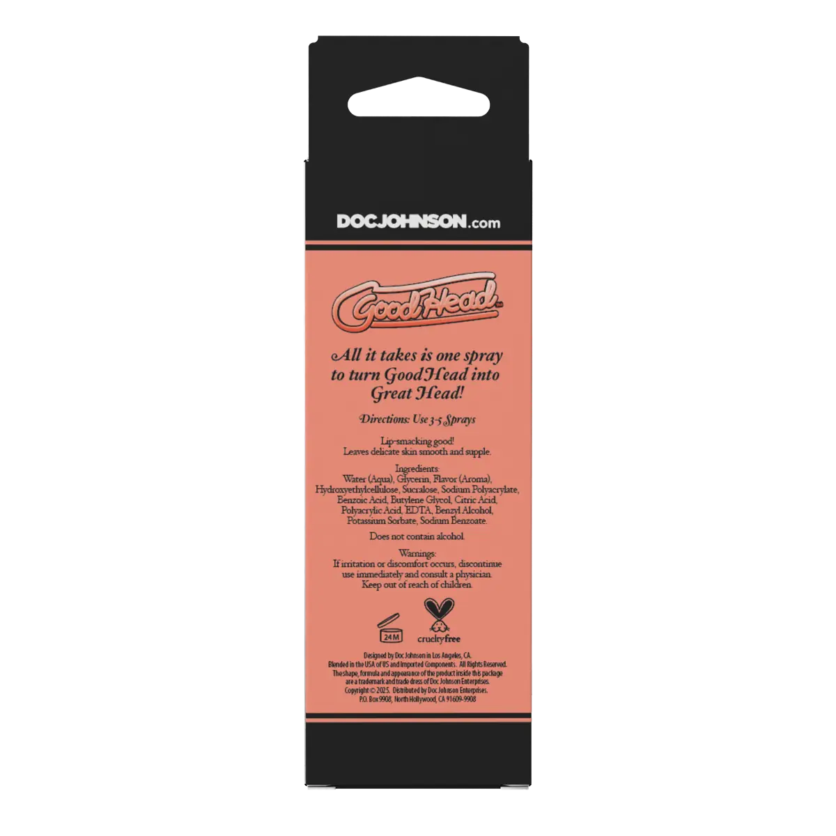 Goodhead Juicy Head Cocktails Dry Mouth Spray Flavoured Blowjob Vegan Mist 59ml