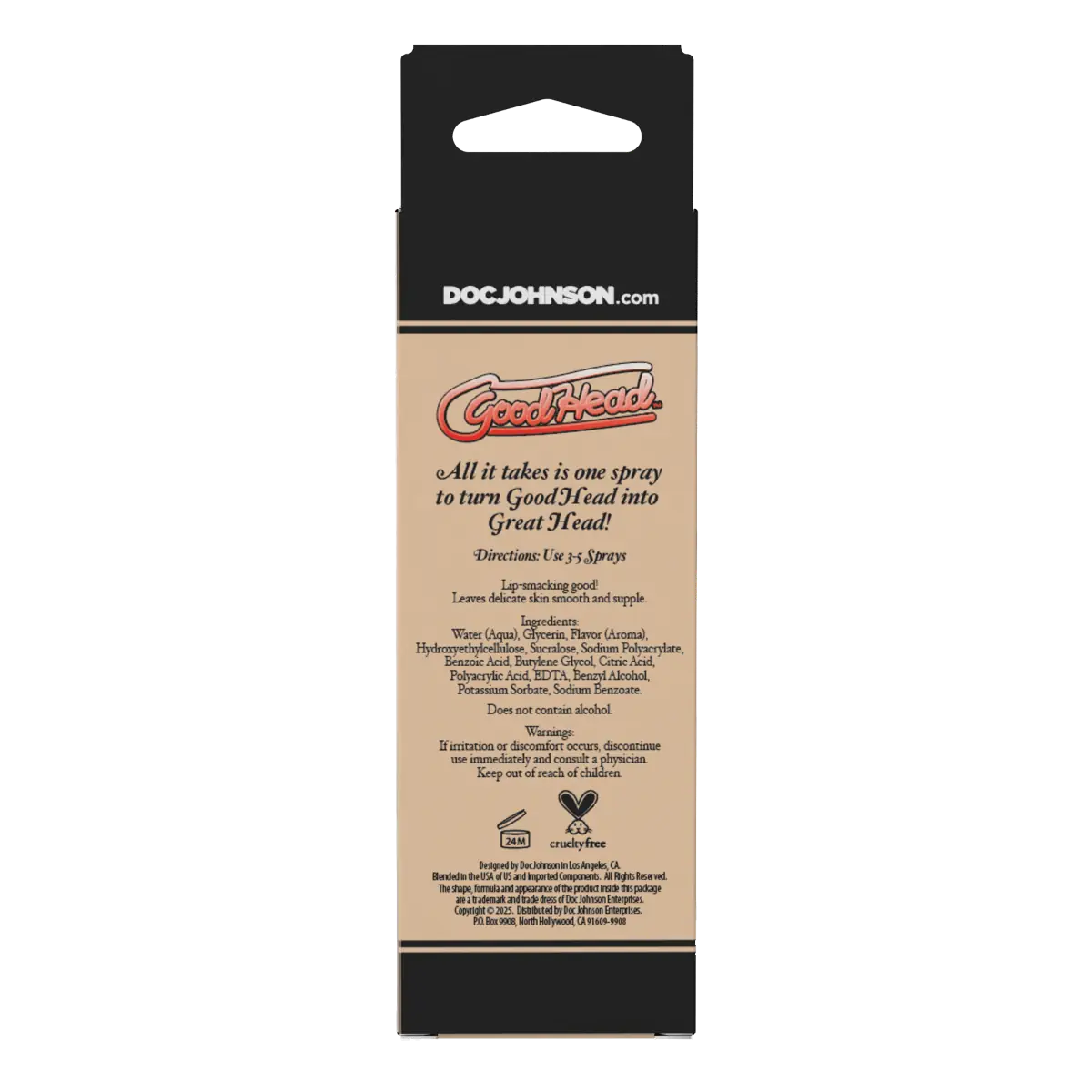 Goodhead Juicy Head Cocktails Dry Mouth Spray Flavoured Blowjob Vegan Mist 59ml