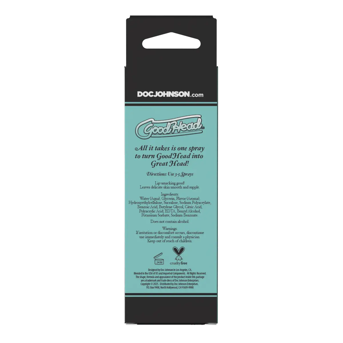 Goodhead Juicy Head Cocktails Dry Mouth Spray Flavoured Blowjob Vegan Mist 59ml