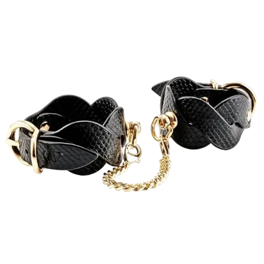 Guilty Pleasure Eclipse Astral Braided Ankle Cuffs BDSM Bondage Fetish Vegan