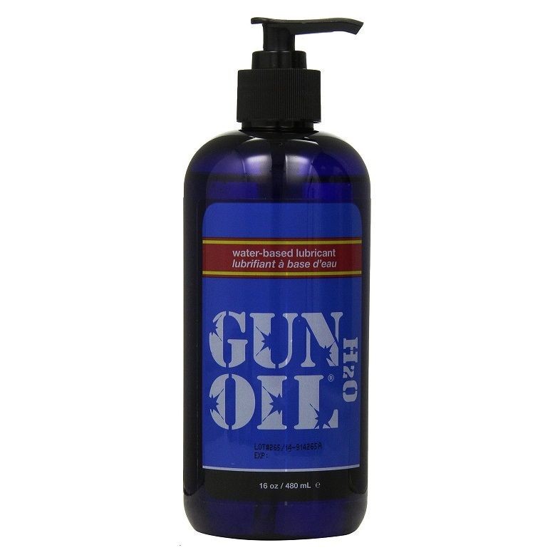 Gun Oil H2O Water Based Sex Adult Anal Lubricant Aloe Vera 2oz 4oz 8oz 16oz Lube