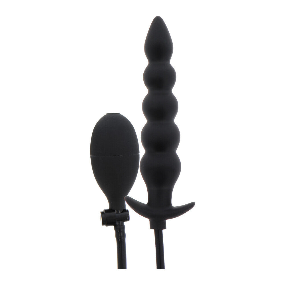 Hidden Desire Extreme Advanced Inflatable Ribbed Anal Butt Plug Prostate Probe