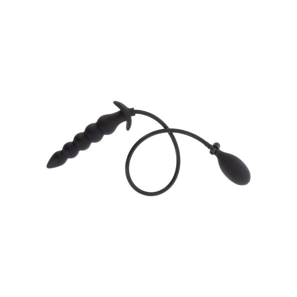Hidden Desire Extreme Advanced Inflatable Ribbed Anal Butt Plug Prostate Probe