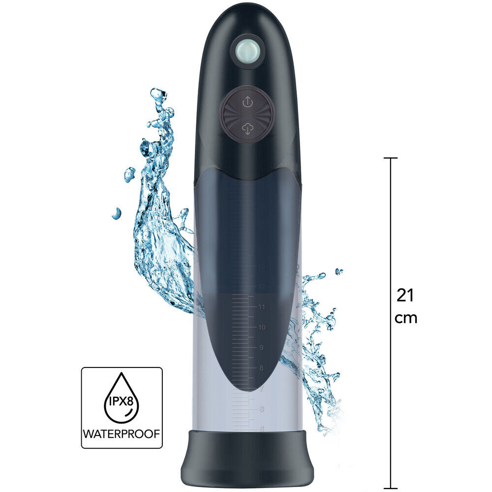 Hidden Desire Fusion X Aqua Automatic Water Penis Pump Silicone Cock Enlarger ED