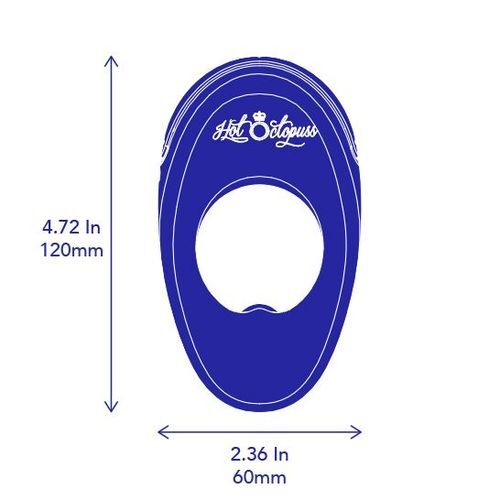 Hot Octopuss Atom Plus USB Rechargeable Vibrating Silicone Cock Ring