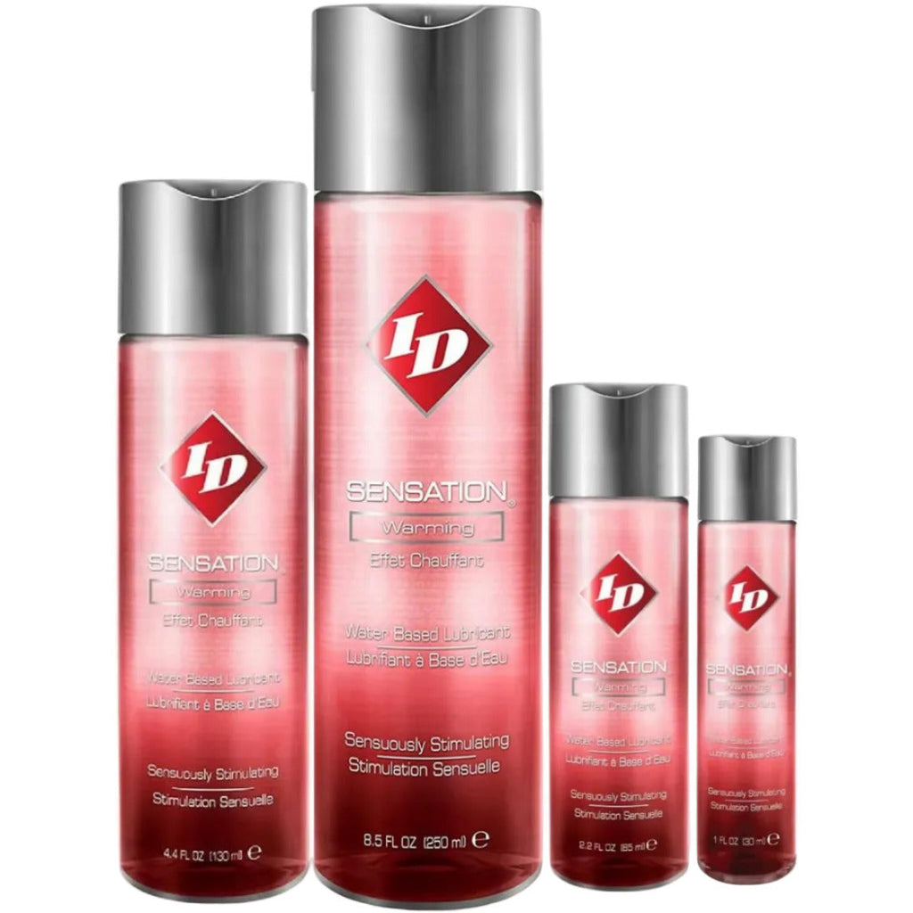 ID Lube Sensation Warming Liquid Lubricant Water Based Sensuously Stimulating