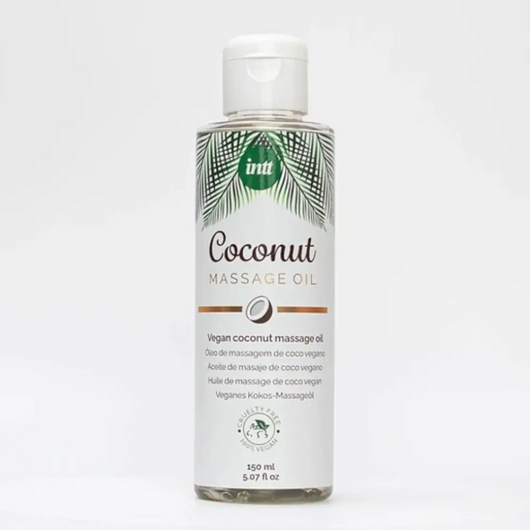 INTT Vegan Coconut Moisturising Massage Oil Hydrating Natural Non Greasy 150ml
