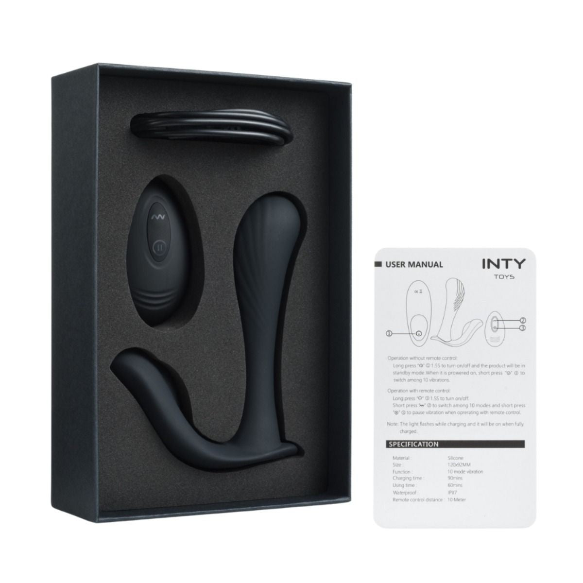 INTY Toys Ace Remote Control Couples Panty Vibrator Silicone Massager Clit G-Spot