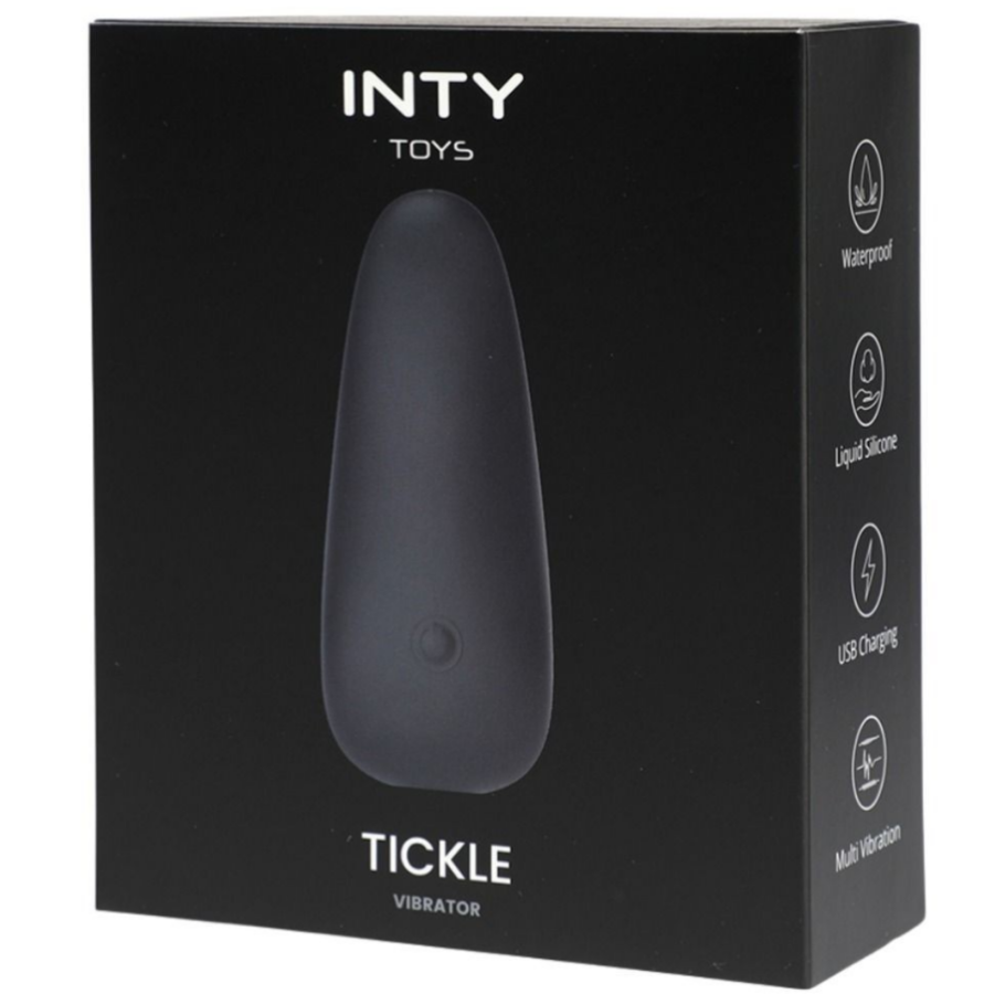 INTY Toys Tickle Liquid Silicone Multi Speed Bullet Clit Vibrator Waterproof USB