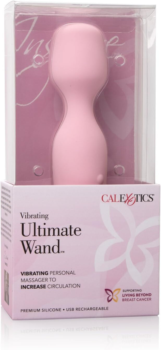 Inspire Vibrating Ultimate Massage Wand Silicone USB Waterproof Travel Lock Vibe