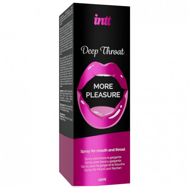 Intt Deep Throat More Pleasure Desensitizing Blowjob Numbing Spray Mint Flavour Cruelty Free