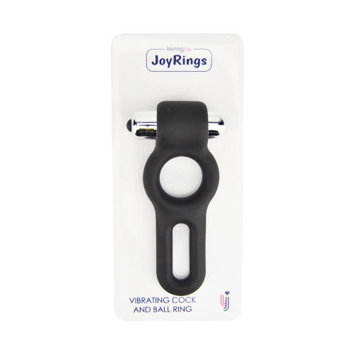 JoyRings Vibrating Bullet Cock & Ball Ring Penis Silicone Better Orgasms Stamina