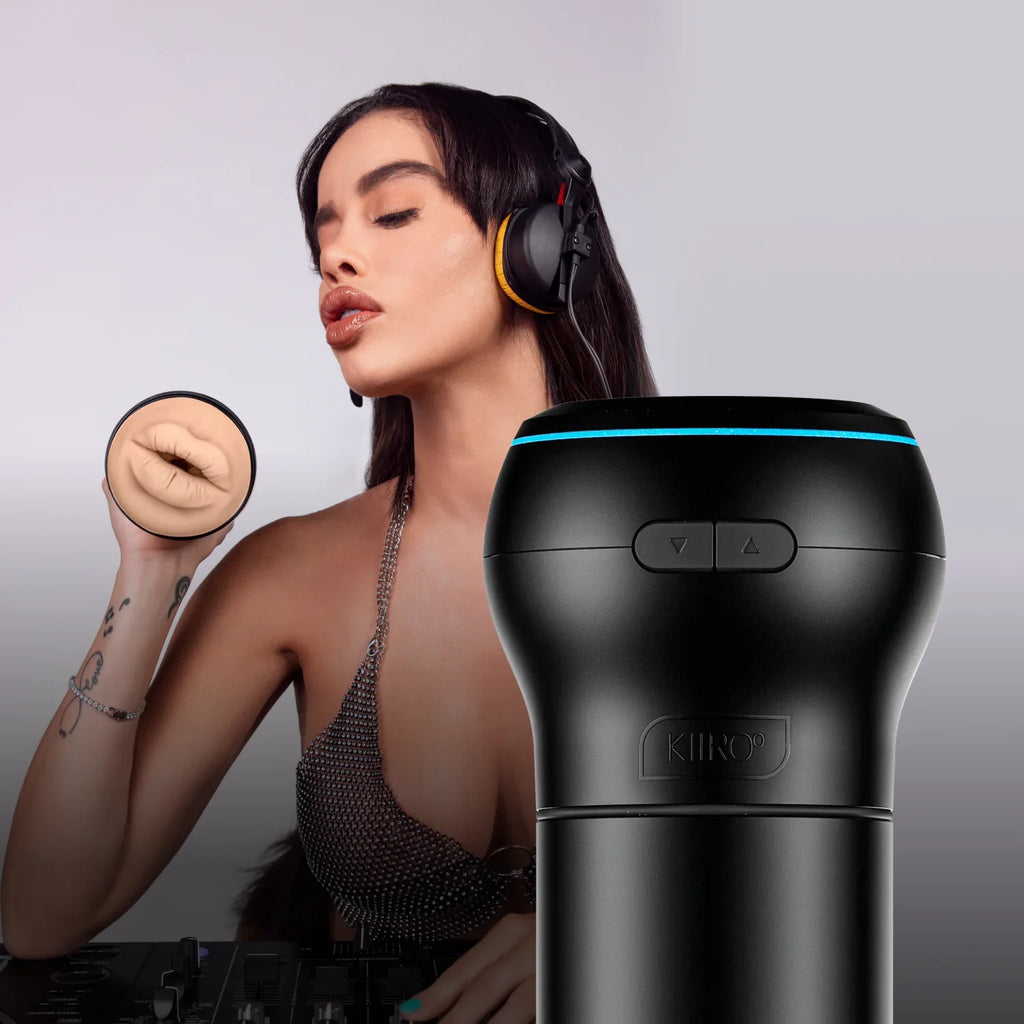 Kiiroo Combo Interactive Powerblow Victoria June Mouth Male Masturbator Sucker Stroker