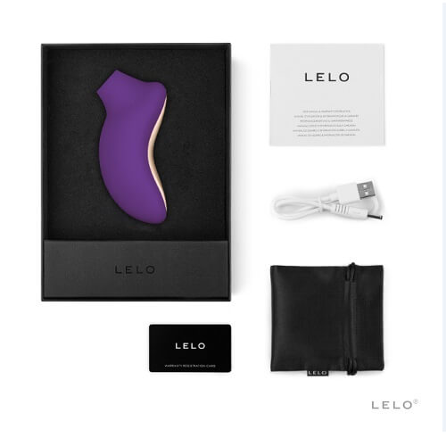 LELO Sona 2 Sonic Clitoral Massager Purple Vibrator Waterproof USB Rechargeable