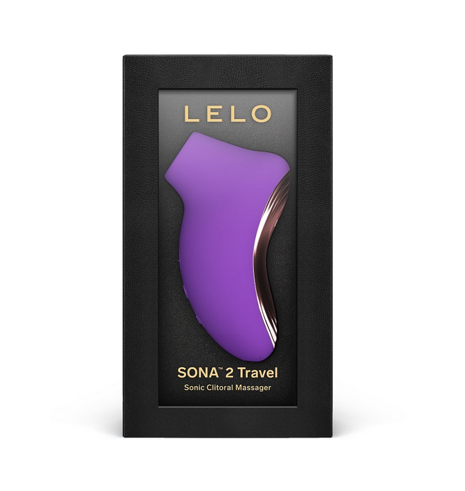 LELO Sona 2 Travel Clitoral Massager Purple Vibrator Waterproof USB Rechargeable