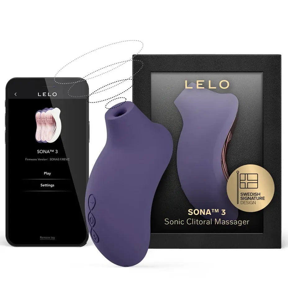 LELO Sona 3 Cruise SenSonic™ Clitoral Massager Cyber Purple Silicone Waterproof Vibrator