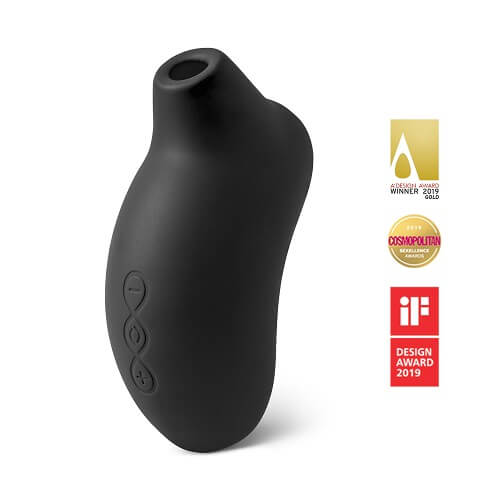 LELO Sona Sonic Clitoral Massager Black Vibrator Waterproof USB Rechargeable