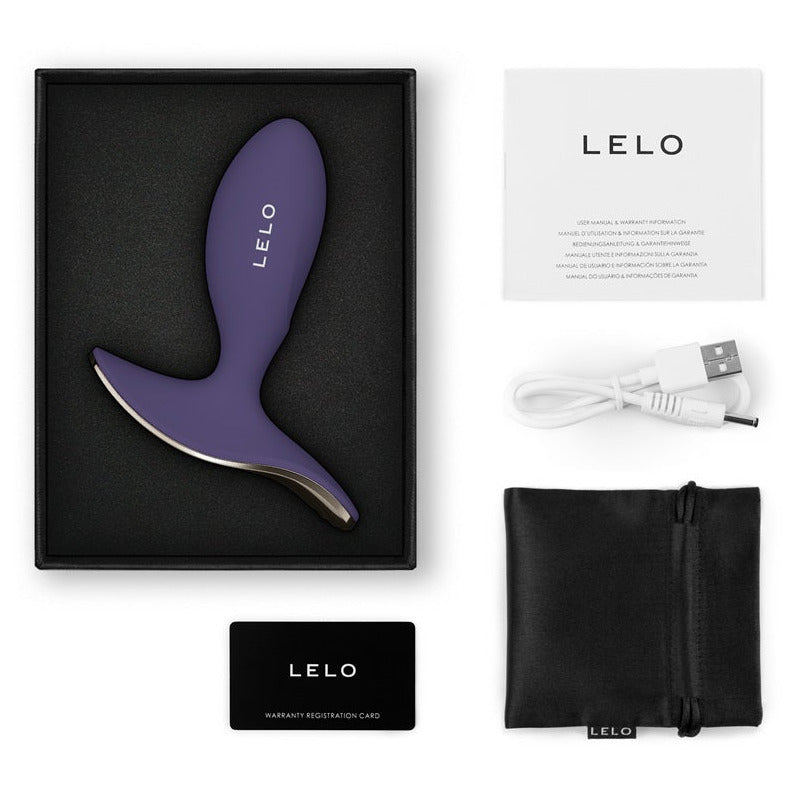 LELO Surfer 2 Unisex Anal Vibrating Plug Silicone App Controlled Cyber Purple