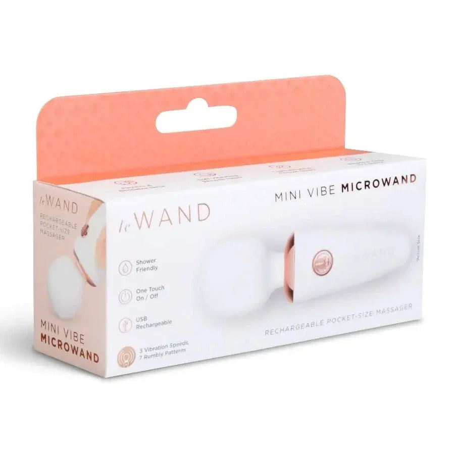 Le Wand Mini Vibe Microwand Rechargeable Pocket Sized Vibrator Silicone Massager