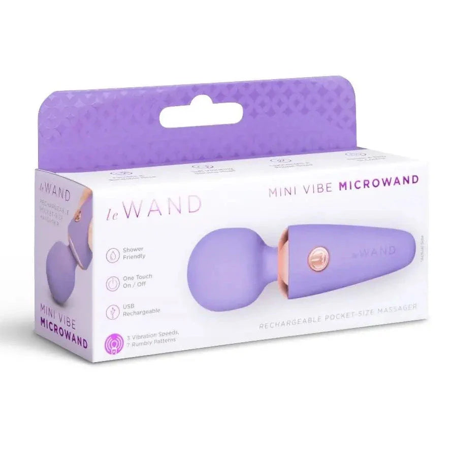 Le Wand Mini Vibe Microwand Silicone Rechargeable Pocket Sized Vibrator Massager