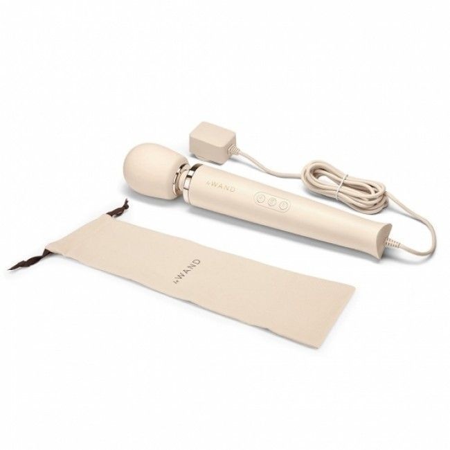 Le Wand Cream Plug In Wand Vibrator Powerful Silicone Body Massager Vibe