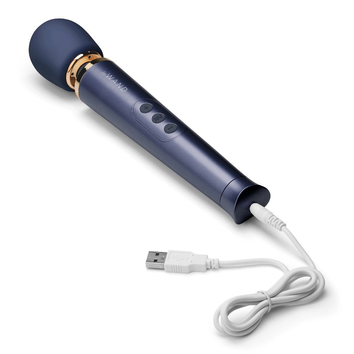 Le Wand Petite Navy Wireless Wand Vibrator Powerful Silicone Massager USB Rechargeable