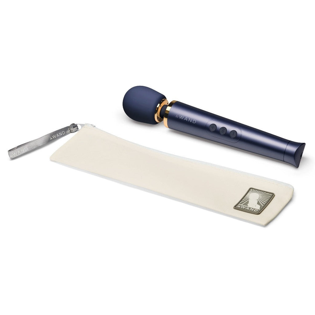 Le Wand Petite Navy Wireless Wand Vibrator Powerful Silicone Massager USB Rechargeable