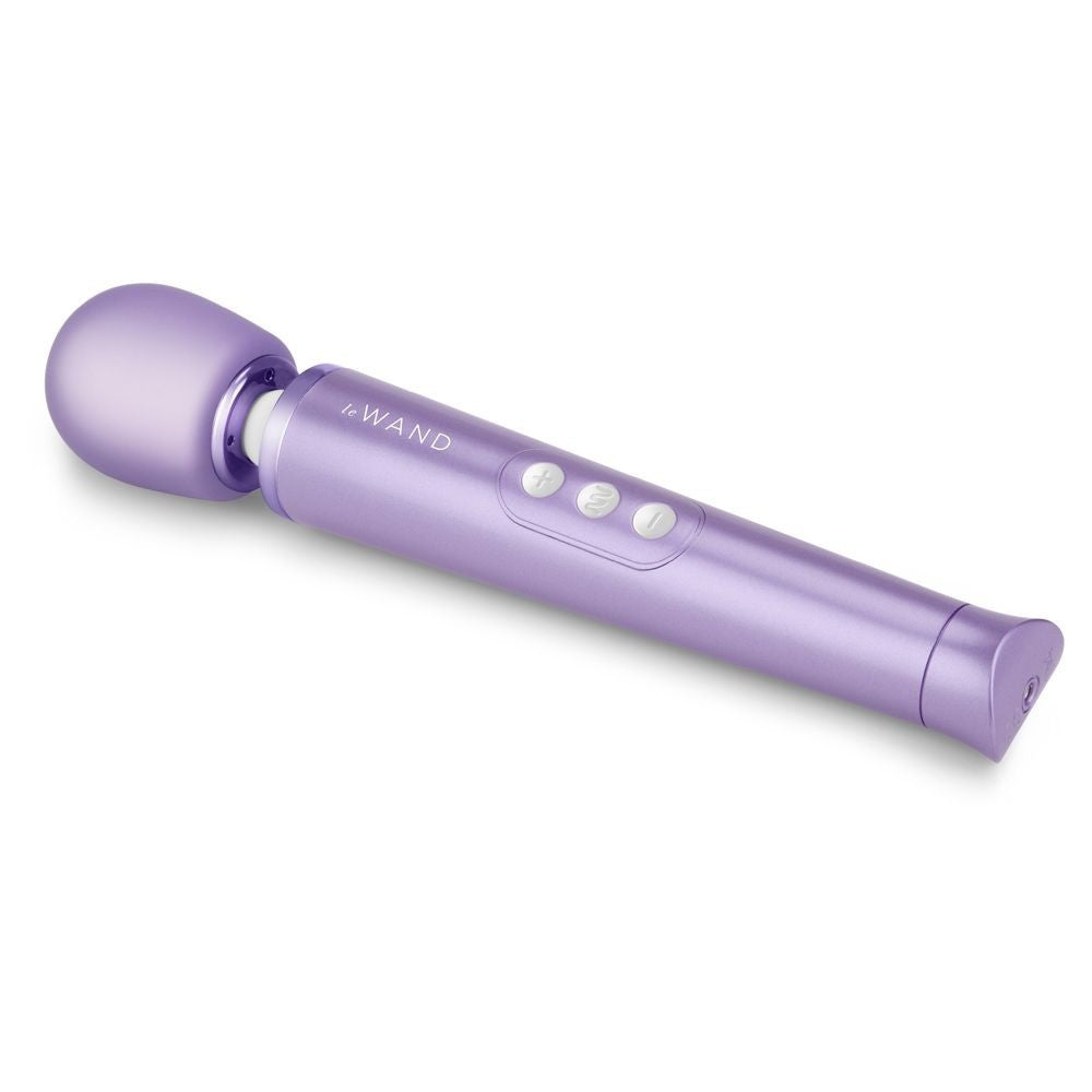 Le Wand Petite Violet Wireless Wand Vibrator Powerful Silicone Massager USB