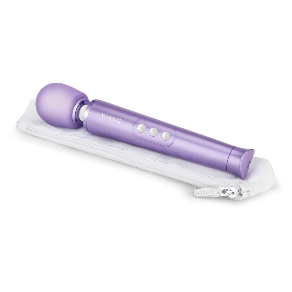 Le Wand Petite Violet Wireless Wand Vibrator Powerful Silicone Massager USB