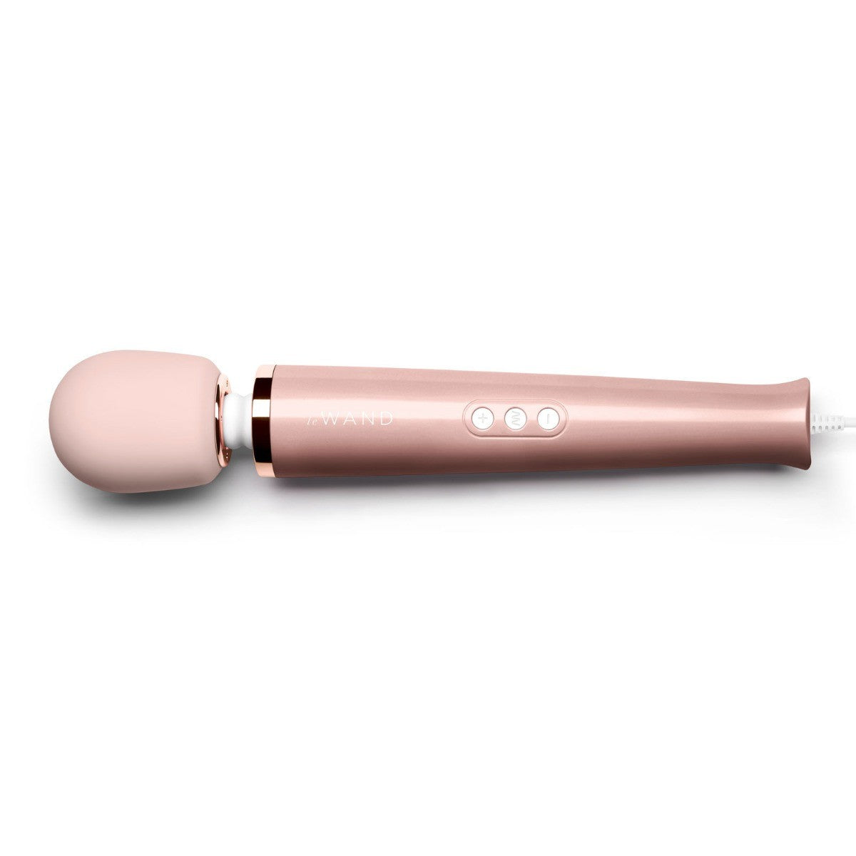 Le Wand Rose Gold Plug In Wand Vibrator Powerful Silicone Body Massager Vibe