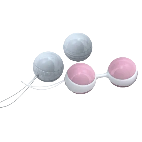 Lelo Luna Mini Beads Pink And Blue Vaginal Kegel Balls Pelvic Floor Exerciser