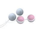 Lelo Luna Mini Beads Pink And Blue Vaginal Kegel Balls Pelvic Floor Exerciser